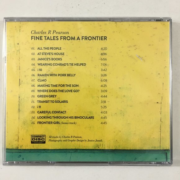 Charles Pearson Fine Tales from a Frontier 15 Song CD Detroit Techno Tech House - Picture 3 of 4